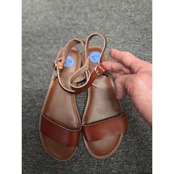 Memory Foam Shoes - Cushionaire Women's Clara One Band Ankle Strap Sandal +Memory Foam 7.5M